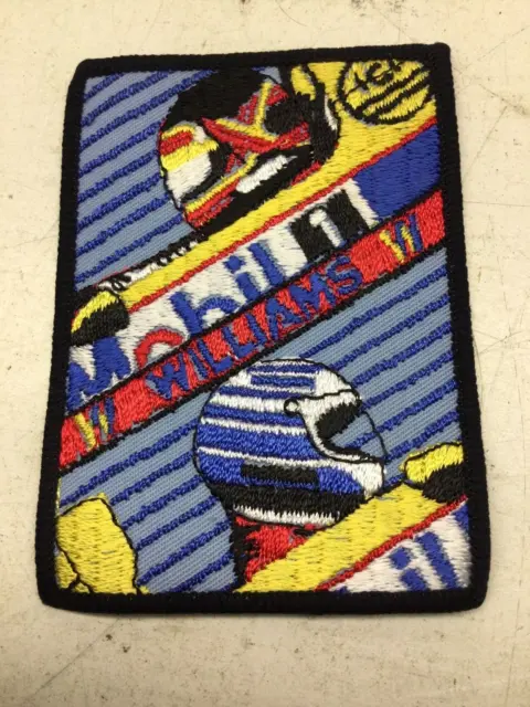 Vintage Mobil 1 Williams Racing Embroidered Sew On Patch