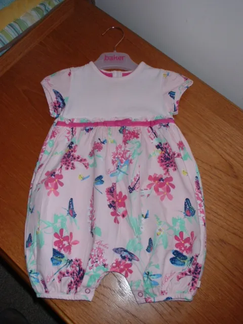 Ted Baker Baby Girl Summer Romper 6 - 9 Mths - Exc Condition