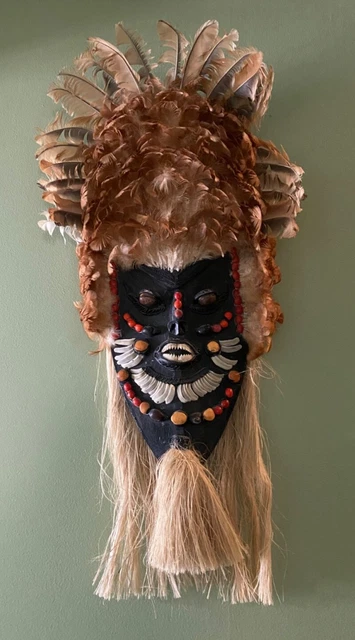 Vintage Brazilian Amazonian Indigenous Mask 