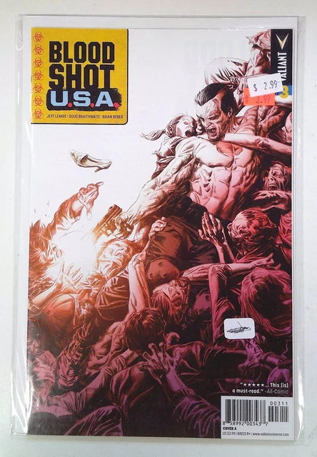 Bloodshot U.S.A. #3 Valiant Comics (2016) VF/NM 1st Print Comic Book