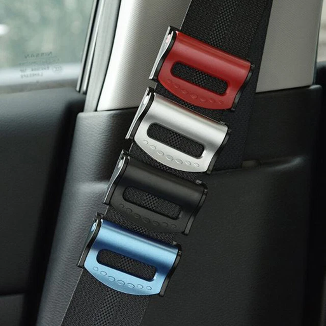 2PCS Car Safety Seat Belt Buckle Clip Seatbelt Stopper Adjuster Clip Seat B'EL