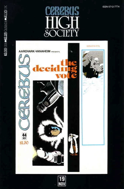 Cerebus High Society #19 FN; Aardvark-Vanaheim | 44 Dave Sim - we combine shippi