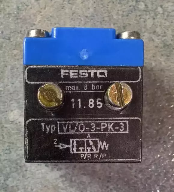 Festo VL/03-PK-3 Pneumatic Valve, Drives, Automation, Control