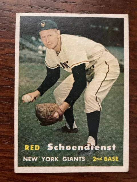 1957 Topps Set-Break #154 Red Schoendienst EX-EXMINT