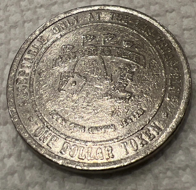 vintage Las Vegas Club  Gaming Token $1 Dollar coin Las Vegas , Neveda