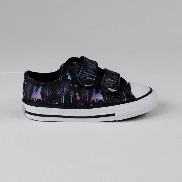 Converse x Frozen 2 Toddlers/Infants Trainer Black Size 2,3,4,5,6,7,8,9,10.