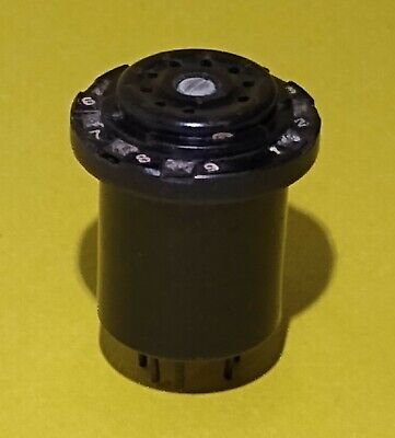 Vintage Alden 9-pin Miniature Tube Socket Adapter Socket Saver