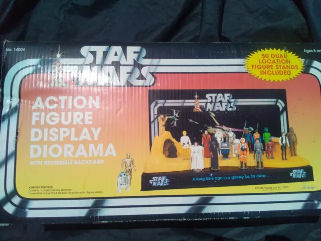 STAR WARS Vintage Action Figure Display Diorama Retrobilia Pride Jawas Cantina