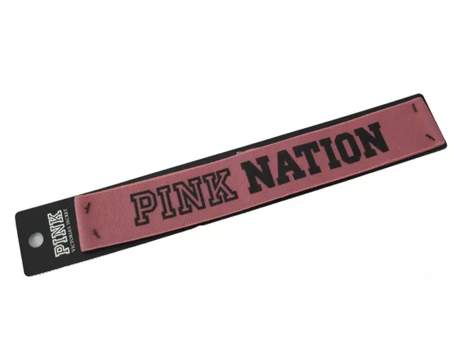 Victoria's Secret PINK NATION Logo Ultimate Headband  Soft Begonia