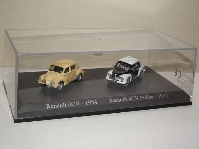 CIJ 1:43 - 1 - Model car - Renault 4CV Police avec Antenne