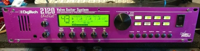 DIGITECH 2120 ARTIST Valve Guitar System programable dual tube