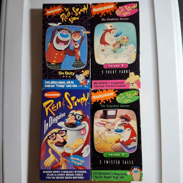 REN AND STIMPY VHS Lot Of 4 Nickelodeon 22.75 PicClick