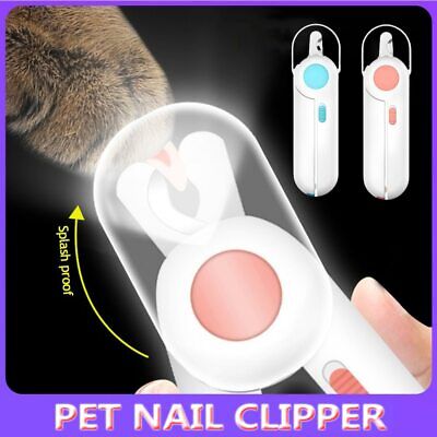 Animal Nail Trimmer Pet Dog Cat Nail Clipper 1Pc LED Light Safety High Quality