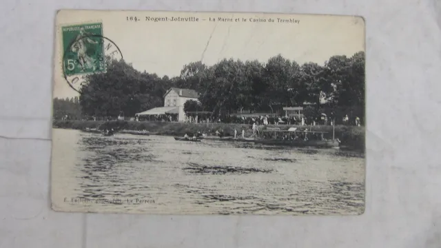 Cpa 94 Nogent Joinville La Marne Le Casino Du Tremblay 1913
