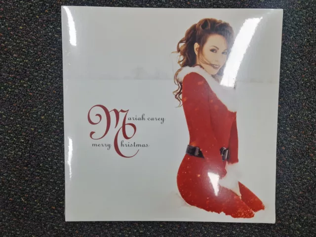 Mariah Carey Merry Christmas MC30 🦋 Limited Red Vinyl Record LP Corner Bend