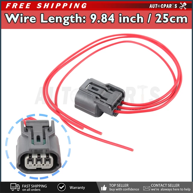 Anxingo Camshaft Position Sensor Connector Pigtail Harness - Universal 15cm Wiring Replacement (Fits Part #19179280)