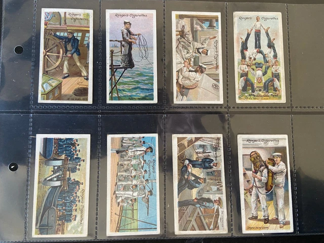 EIGHT CARDS FROM Edwards, Ringer & Bigg - Life On Board A Man Of War £7 ...