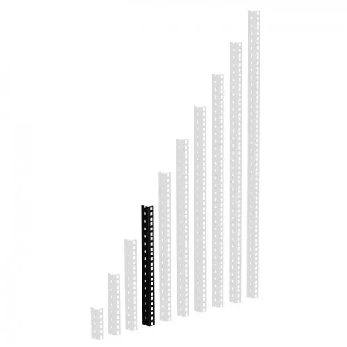 Adam Hall - 61535B8 - Profilé rack en acier 2 mm, 8U