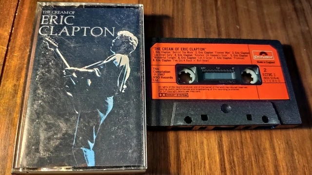 ERIC CLAPTON - The Cream Of Eric Clapton - Cassette Tape Album 1987 EUR ...