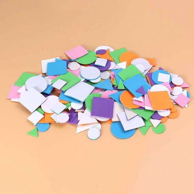 1250 Pcs Bunte Schaumstoffaufkleber Aufkleber Für Kinder Klebeband