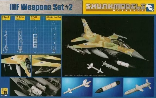 Skunkmodels 48002 1:48th scale IDF Weapons Set #2