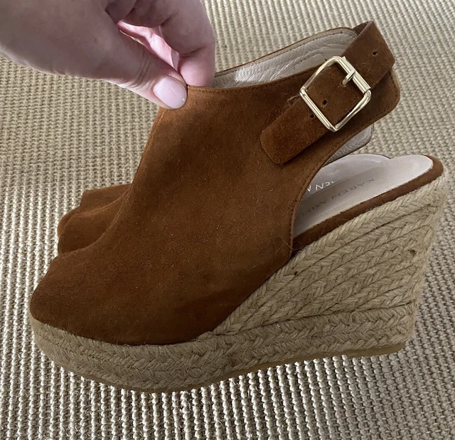 KAREN MILLEN WEDGE Sandals 25.00 PicClick UK