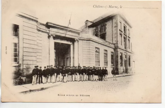 CHALONS SUR MARNE - Marne - CPA 51 - Teaching - School of Arts and Crafts 3