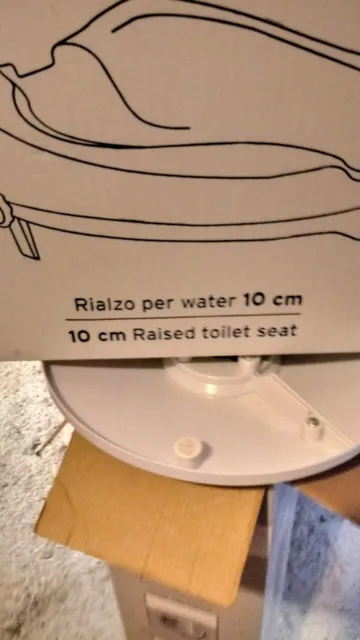 Rialzo WC 10 cm - Ausilio bagno per disabili e anziani 2
