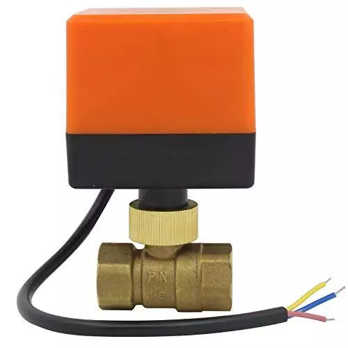valvola motorizzata 2 vie 220v elettrovalvola normalmente aperta acqua (R5v)