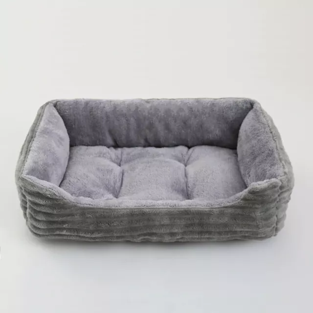 Bed For Dog And Cat Aquare Shape Kennel Sofa Bed Cushion Pet Calming Bed