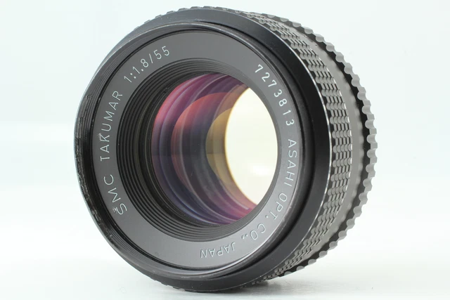 [ EXC+ 5] Asahi pentax Smc Takumar 55mm F/1.8 M42 Mf Standard Lentille De Japon