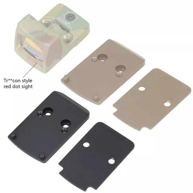 Tactical RMR Red Dot Sight Plate Adapter Mount RMR Base Mount for Glock