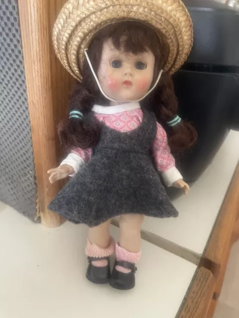 Lovely Vintage `1956 Vogue Ginny Doll in Play Time #6055 Outfit