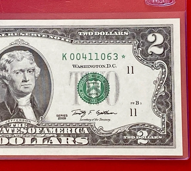 2 Dollar Bill 2017 Uncirculated Sequential Two Dollar Bills – Crisp 2017A $2 Notes, Save On Bulk 2 Dollar Bill In Sequence - Foto 7