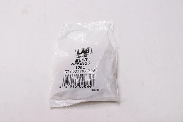 (500-Pk) Lab Best Cylinder Springs 108B .108" Dia