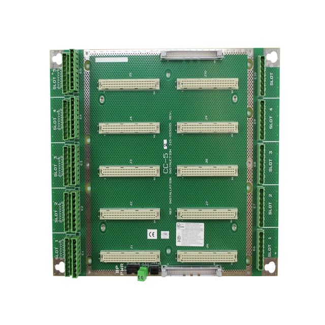 Siemens 500-633037 Cc-5 5 Fire Alarm Arck Slots Cardcage Module