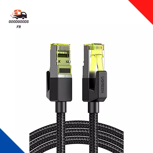 UGREEN Cat 7 Câble Ethernet Réseau RJ45 10Gbps 600MHz, 5m