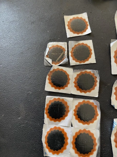 24 Tip Top Tube Patches 1" 1-3/8" 1-3/4" 2" 3"