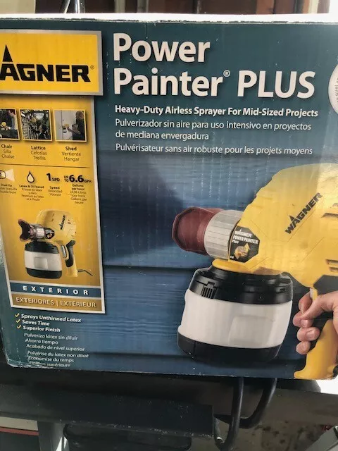 Wagner W500 Power Painter Airless Paint Sprayer Doerr 1/3 hp 1725rpm CONT