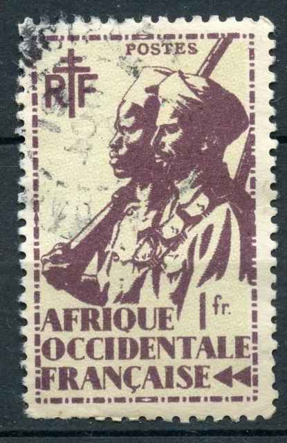 Colonies Francaises Afrique Occidentale Francaise Oblitere N° 11 // Tirailleurs