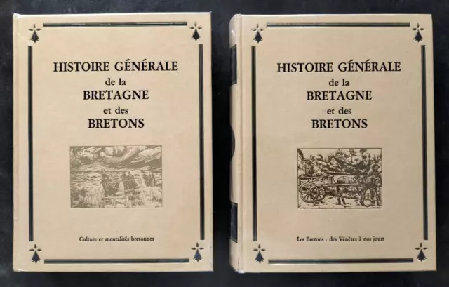 HISTOIRE GENERALE DE LA BRETAGNE ET DES BRETONS (2 volumes)