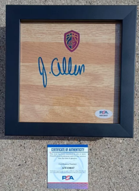 JARRETT ALLEN Cavaliers SIGNED & FRAMED Floor PSA COA CLEVELAND CAVS BASKETBALL