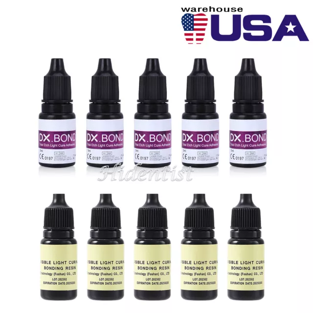 Dental Light Cure One Step Dentin Enamel Resin Bonding Adhesive Dentex DX.BOND V