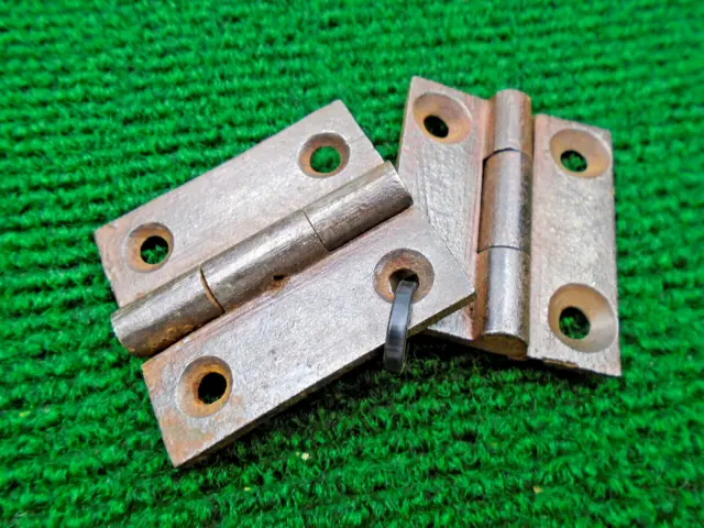 ONE PAIR of SMALL 1 1/2" X 1 3/4"" BUTT HINGES   (40343)