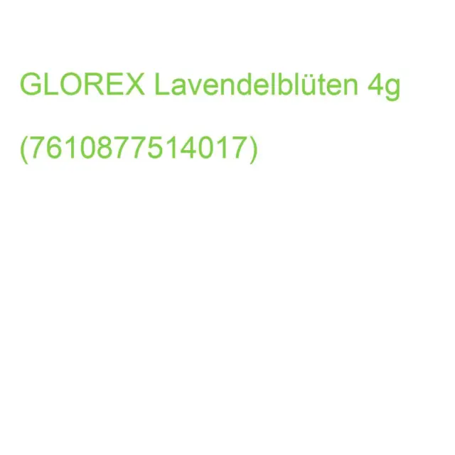GLOREX Lavendelblüten 4g (7610877514017) (6 1601 105)