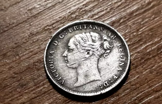 Victoria Solid Silver Threepence 1884