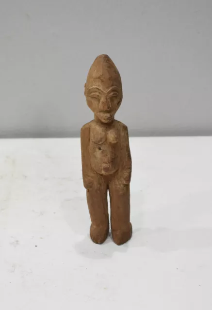African Lobi Wood Statue Female Burkina Faso Ceremonial Statue