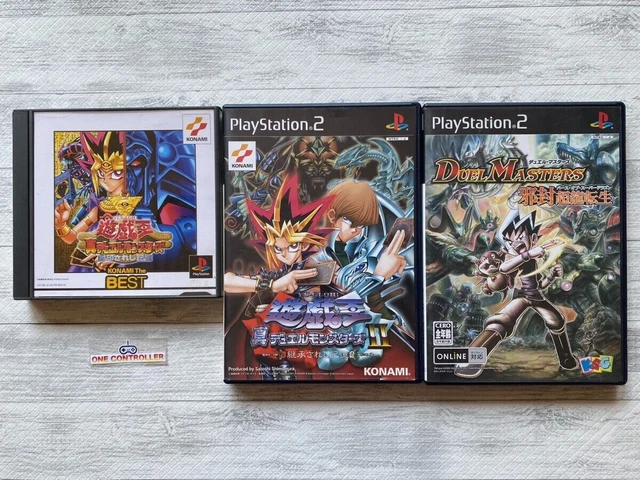 SONY PS 1 & 2 Yu-Gi-Oh Shin Duel Monsters 1  & 2 & Duel Masters set from Japan