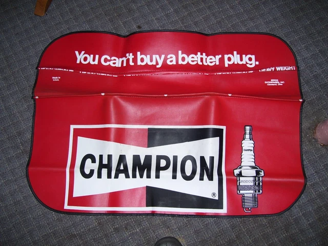 Vintage nos auto Champion spark plug fender Ford gm chevy rat hot street rod 72 Vintage nos auto Champion spark plug fender Ford gm chevy rat hot street rod 72