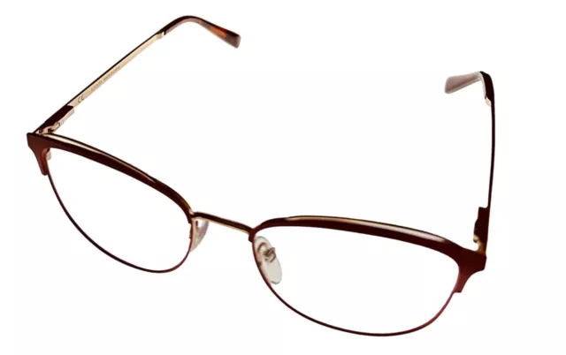 Escada Women's Eyewear Red Gold Soft Square Metal VESD41K 0357  54mm